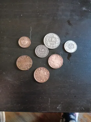 Monedas suizas antiguas