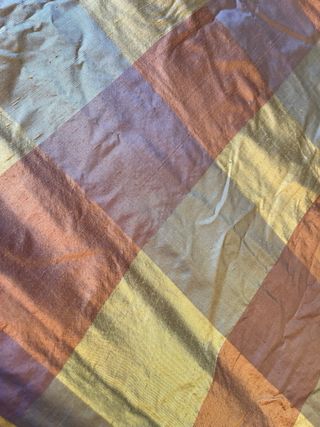 2 caídas cortina de seda salvaje