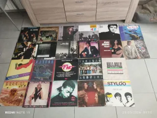 Lote Vinilos Antiguos Dance, Pop Rock
