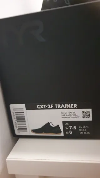 Zapatillas TYR Crossfit Talla 38 Negro Marrón
