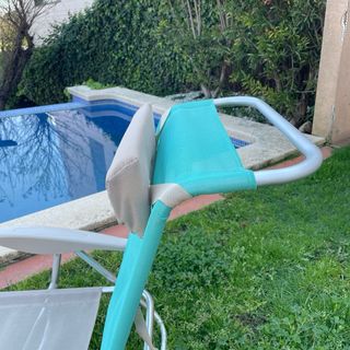 Silla plegable baja y tumbona