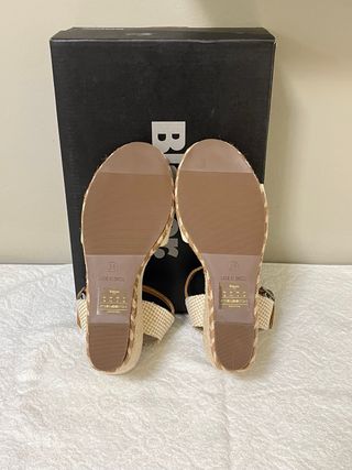 Sandali Blauer Zeppa Beige/Marrone Tg 38