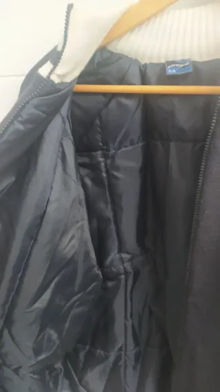 Abrigo Sonique Talla XL Azul y Blanco