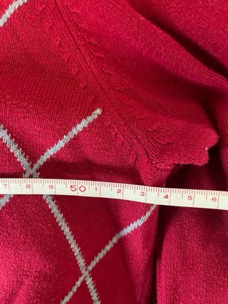 Jersey Cortefiel rombos algodón