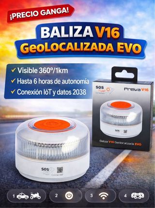 Baliza V16 Geolocalizada EVO SOS
