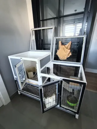 Jaula para roedores grande usada