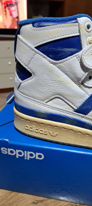 Scarpe Adidas High Top Blu e Bianche