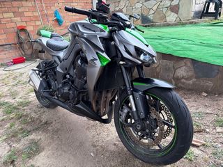 Kawasaki Z1000R Naked Verde/Plata