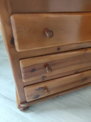 Cómoda aparador madera maciza entrada