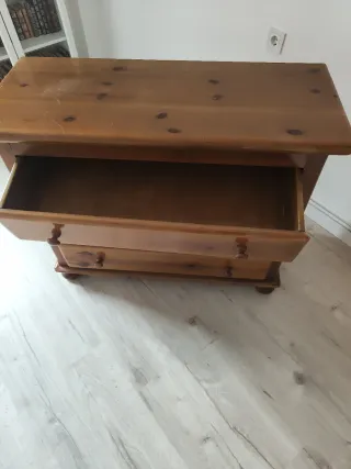 Cómoda aparador madera maciza entrada