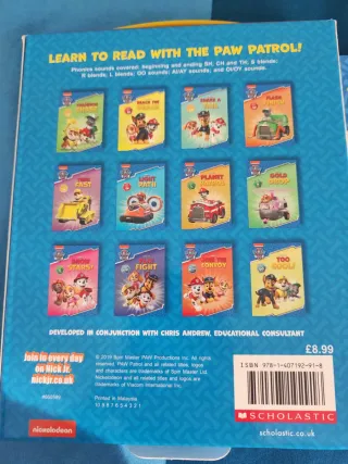 Libros Phonics Patrulla Canina (inglés)