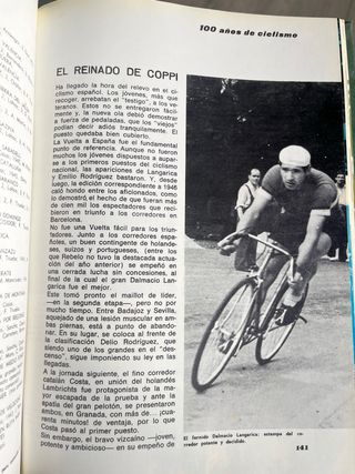 Libro 100 años ciclismo
