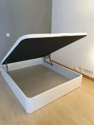 Canape abatible madera, colchones y bases. Oferta