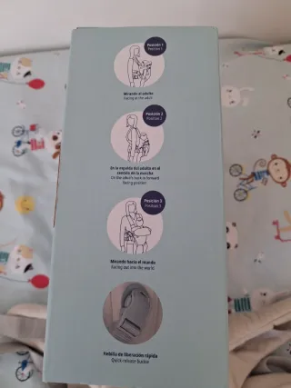 Mochila Portabebé Jane Dual 3 Posiciones