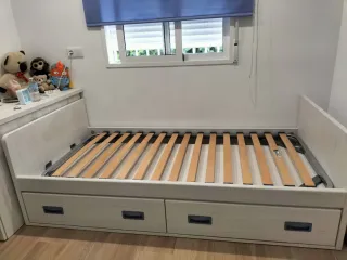 Estructura cama madera niño. Envío gratis Murcia.