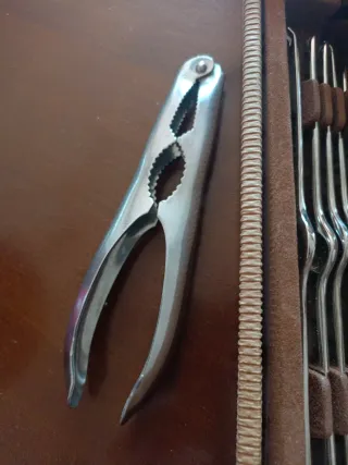 Set Cubiertos Marisco Acero Inoxidable