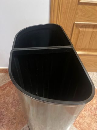 Cubo Basura Reciclaje Sensor Pie 42L