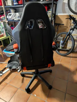 Silla Gaming Dowinx Negra y Naranja