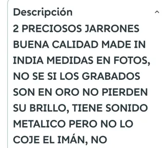 2 Jarrones Vintage