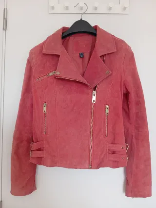 Cazadora ante Mango coral Talla M