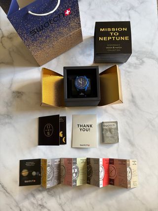 Omega x Swatch Mission to Neptune Gold
