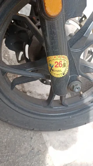 Moto Scooter 125cc Roja y Negra