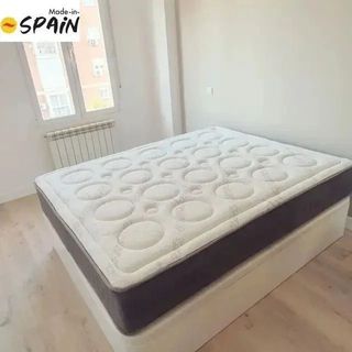 Canape abatible madera, somier, colchón - bases