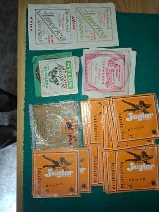 Cuerdas de Bandurria Nylon Juglar y La Bella,