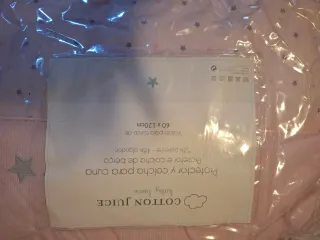 Protector y colcha para cuna Cotton Juice