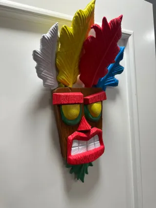 Máscara Aku Aku Crash Bandicoot Impresión 3D