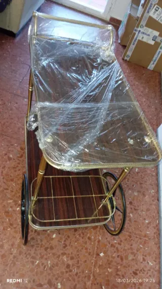 Carrito de bebidas años 70