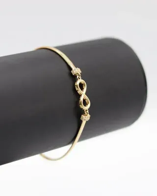 PULSERA SERPIENTE INFINITO CON CIRCONITAS