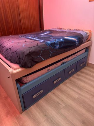 Cama nido con 2 colchones