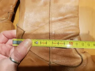 Stivali donna vera pelle marrone