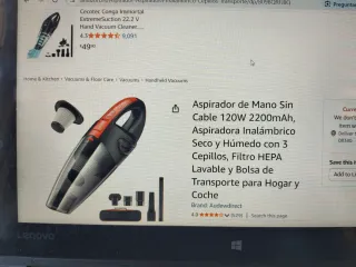 Aspirador de mano audew