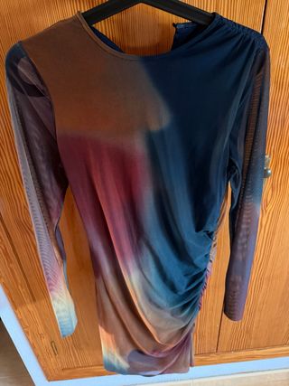 Vestido ajustado SM multicolor