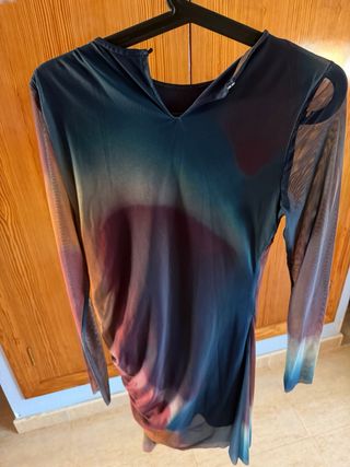 Vestido ajustado SM multicolor