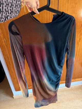 Vestido ajustado SM multicolor
