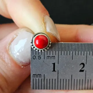 Pendientes Plata 925 coral