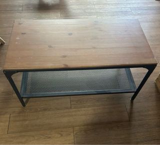 Mesa de centro madera y metal