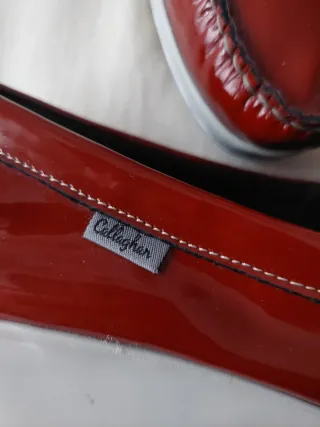 Zapatos Callaghan Mujer Rojo Charol