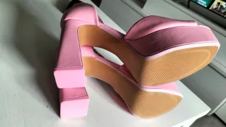 Stradivarius Sandalias Plataforma Rosa Talla 39