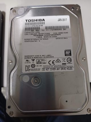 2x HDD Toshiba 3.5 1TB