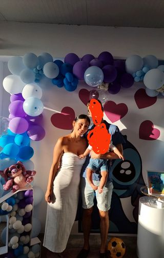 Vestido midi Zara blanco tubo palabra de honor