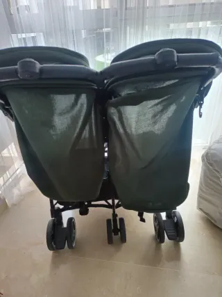 Silla de paseo gemelar doble