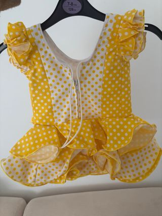 Traje de gitana infantil lunares