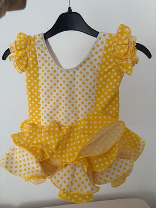 Traje de gitana infantil lunares