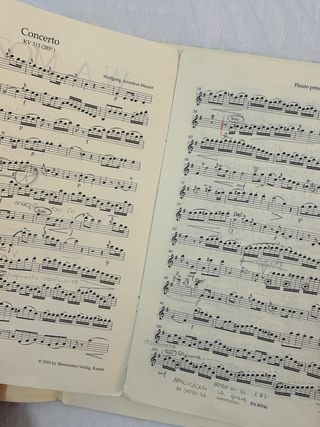 Mozart Concierto en Sol Mayor Urtext