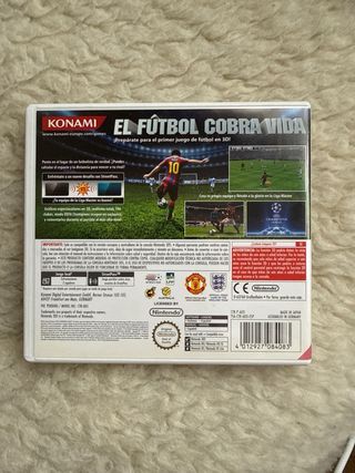 PES 2011 3D Pro Evolution Soccer Nintendo 3DS