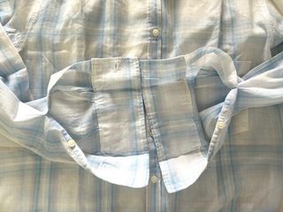 Camicia H&M L.O.O.G. a Quadretti Pastello Tg 40